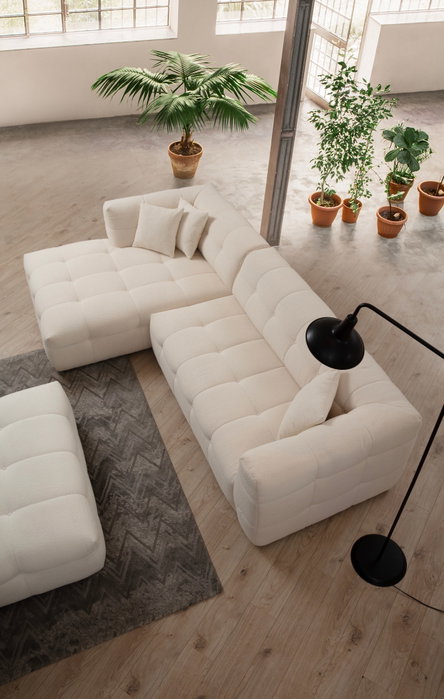 Atelier Del Sofa Cady Sofá Esquinero 3 Plazas Izquierdo - Beige Atelier Del Sofa Cady Sofá Esquinero 3 Plazas Izquierdo - Beige